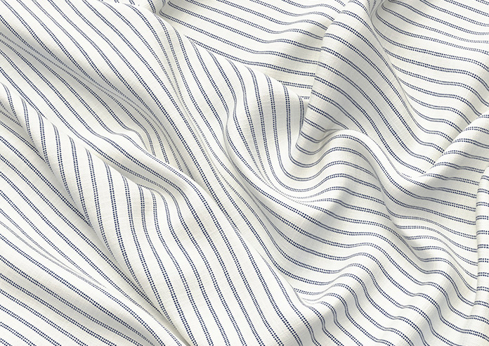 Laura Ashley Candy Stripe, French Navy - Made to Measure Curtains - Image 4